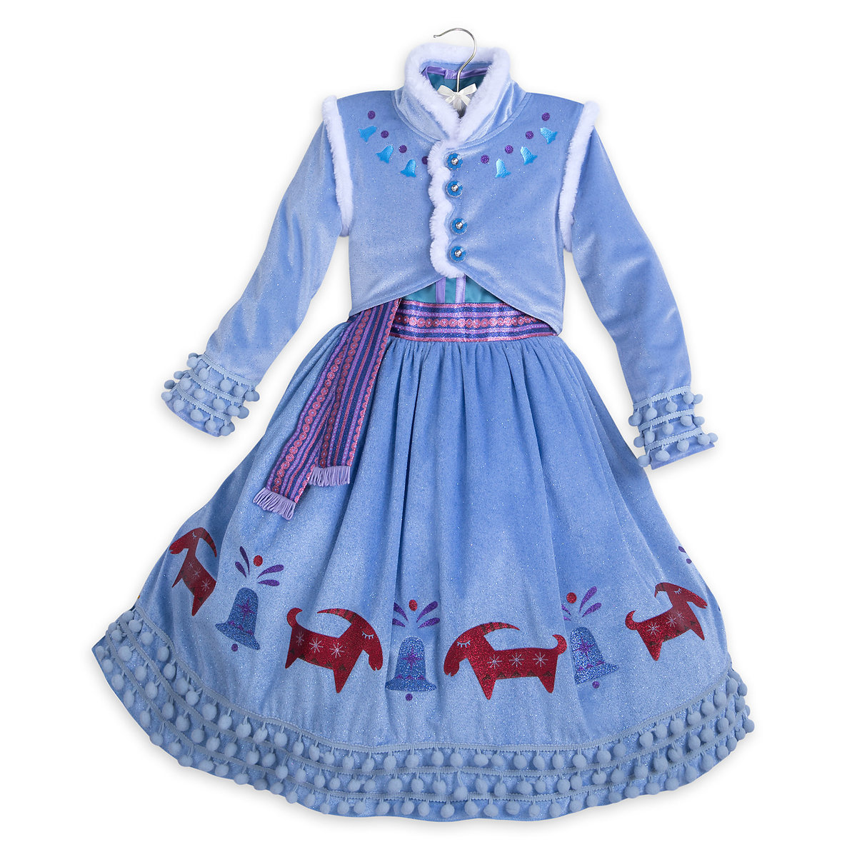 ชุดคอสตูมรุ่นดีลักซ์สำหรับเด็ก Disney Deluxe Costume for Kids (Olaf's Adventure Frozen Anna)