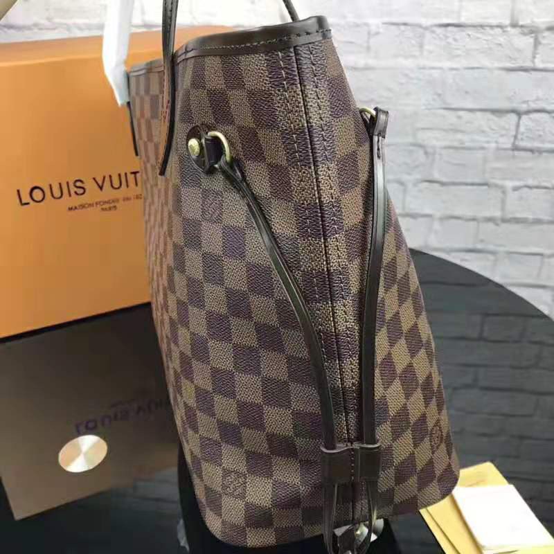 กระเป๋า lv neverfull mm สีขาว น้ำตาล