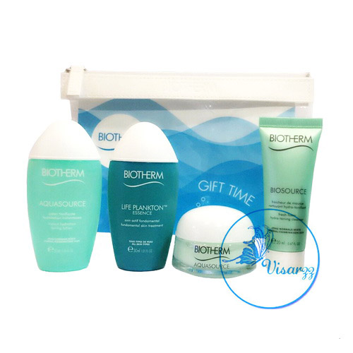 Biotherm Aquasource PMN Gift Time Set 4 Items ชุด gift ที่หายากที่สุดค่ะ เพราะในชุดมี plankton 30ml พร้อมสินค้าขายดีครบเคาเตอร์เลยค่ะ