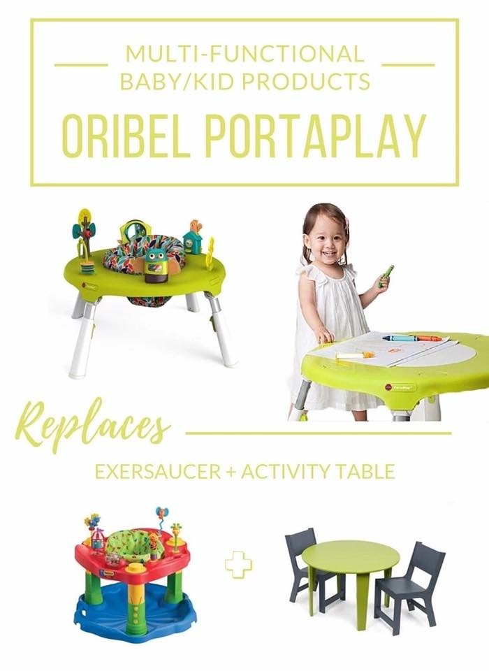โต๊ะกิจกรรมเด้งดึ๋งอเนกประสงค์ Oribel Portaplay Convertible Activity Center