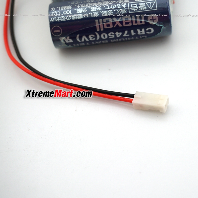 แบตเตอรี่ Maxell CR17450 3v 2 ก้อนต่อขนาน 2 CR17450 Battery