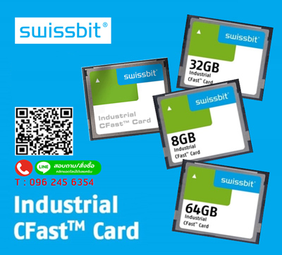 SWISSBIT,Industrial CFAST Card ,32GB, Industrial Grade