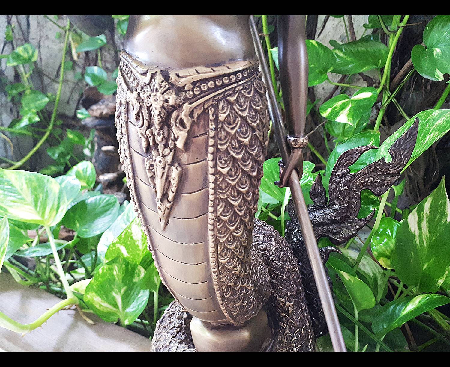 อาวุธ วชิราวุธ เนื้อทองเหลือง (ยาว15นิ้ว) - (งานสั่งทำใหม่ ตามออร์เดอร์)