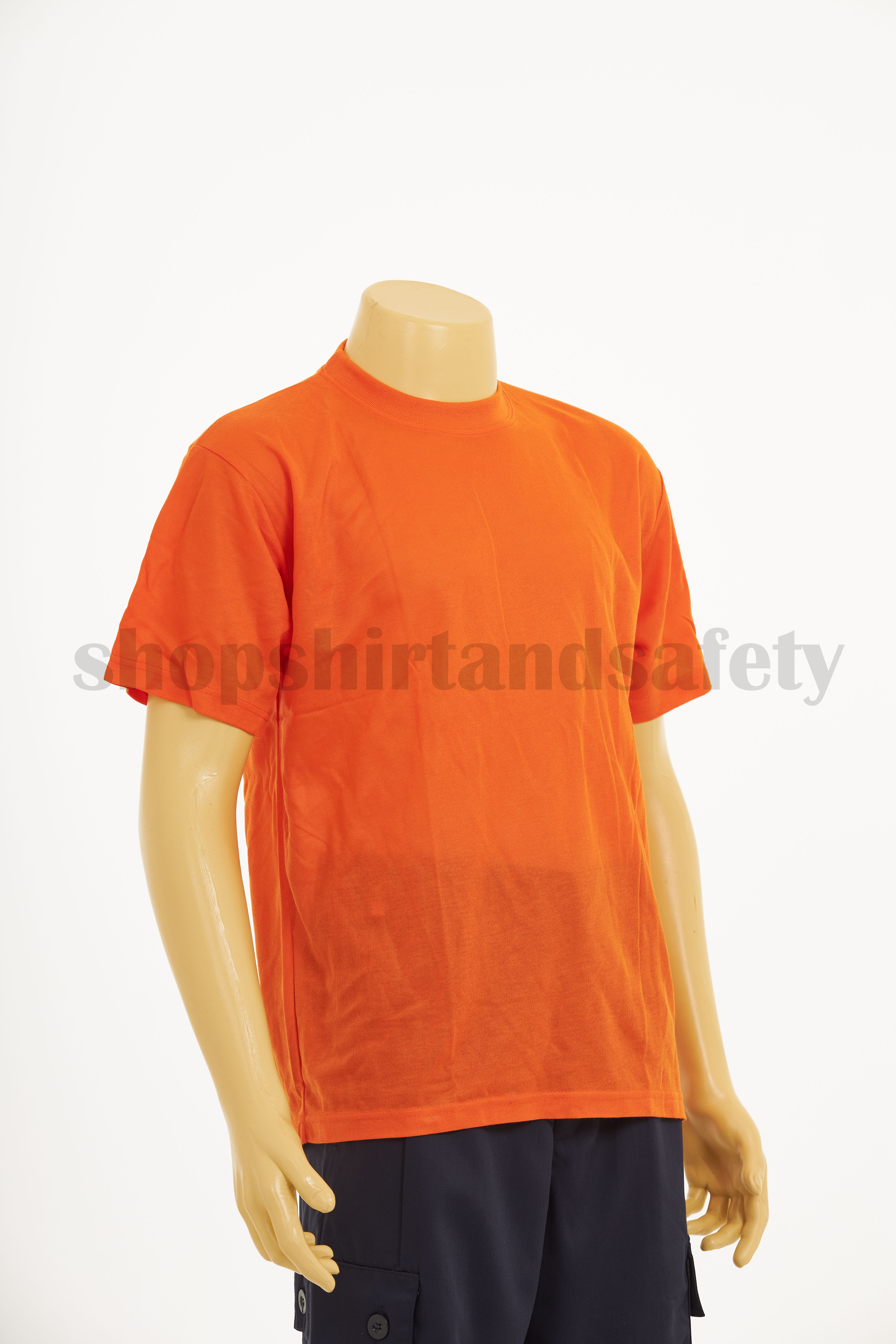 เสื้อยืดคนงานคอกลมแขนสั้นพร้อมสกรีน(ค่าสกรีนต่างหาก)