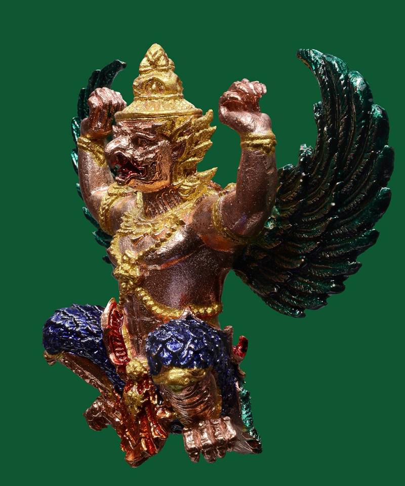 พญาครุฑ หลวงพ่อเขียว วัดห้วยเงาะ ปี2561 (พญาครุฑรุ่นที่๕)