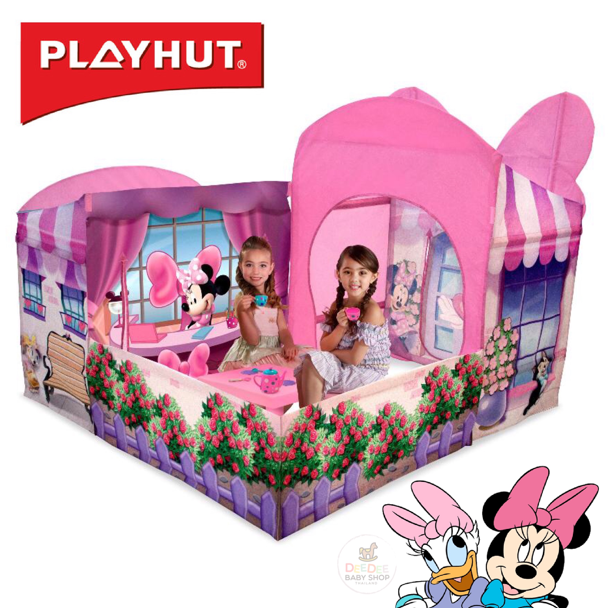 เต็นท์บ้านมินนี่เม้าส์แสนหวาน Playhut Disney Junior Minnie Mouse Cottage Play Tent