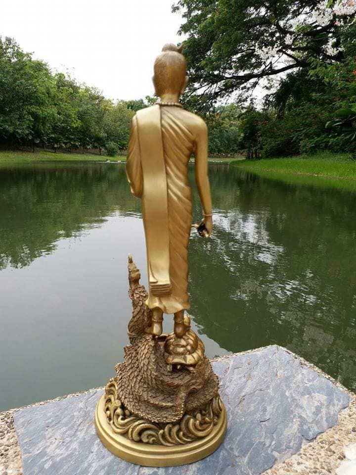 รูปหล่อ ท้าวมหาพรหมชินนะปัญจะระ (สูง14นิ้ว ฐานกว้าง5.5นิ้ว)