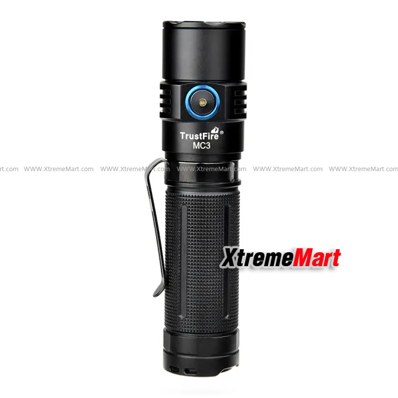 ไฟฉาย TrustFire MC3 Mini Flashlight 2500 lumens flashlight Magnetic-Charging torch with 21700 battery (ชุดละ)