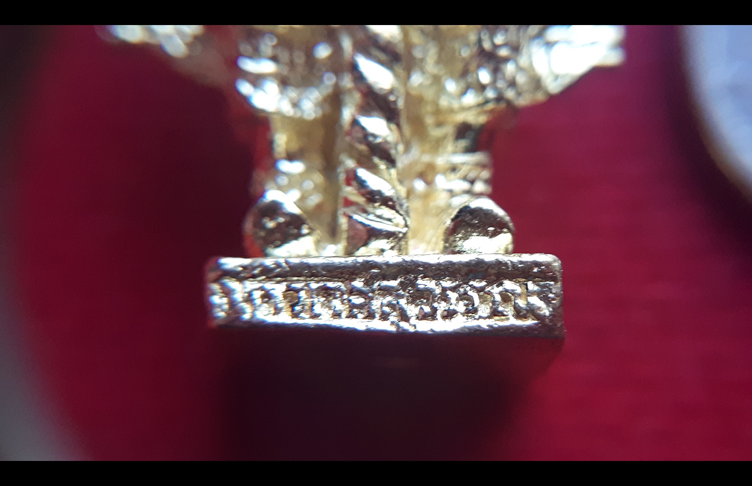 รูปหล่อ ท้าวเวสสุวรรณ (2หน้า เทพ ยักษ์) (ขนาดพกพา ห้อยคอ ) เนื้อทองลำอู่ ปี2563 #รับประกันแท้ - หลวงพ่อเล็ก วัดท่าขนุน (ปลุกเสก ณ วัดพุทธพรหมยาน)