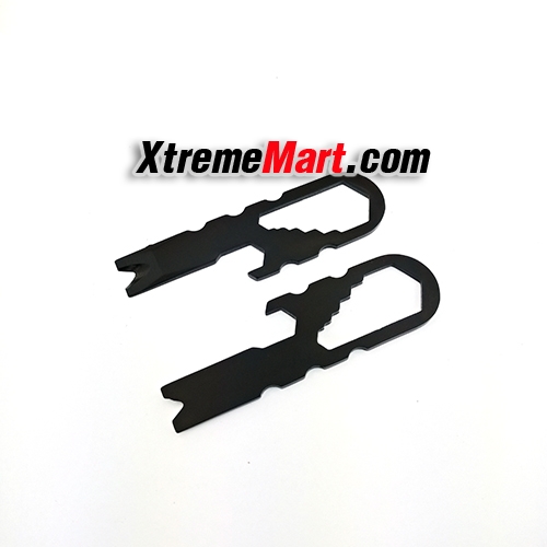 มัลติทูล EDC Pocket Tool Stainless steel Screwdriver Keychain Crowbar Bottle Opener