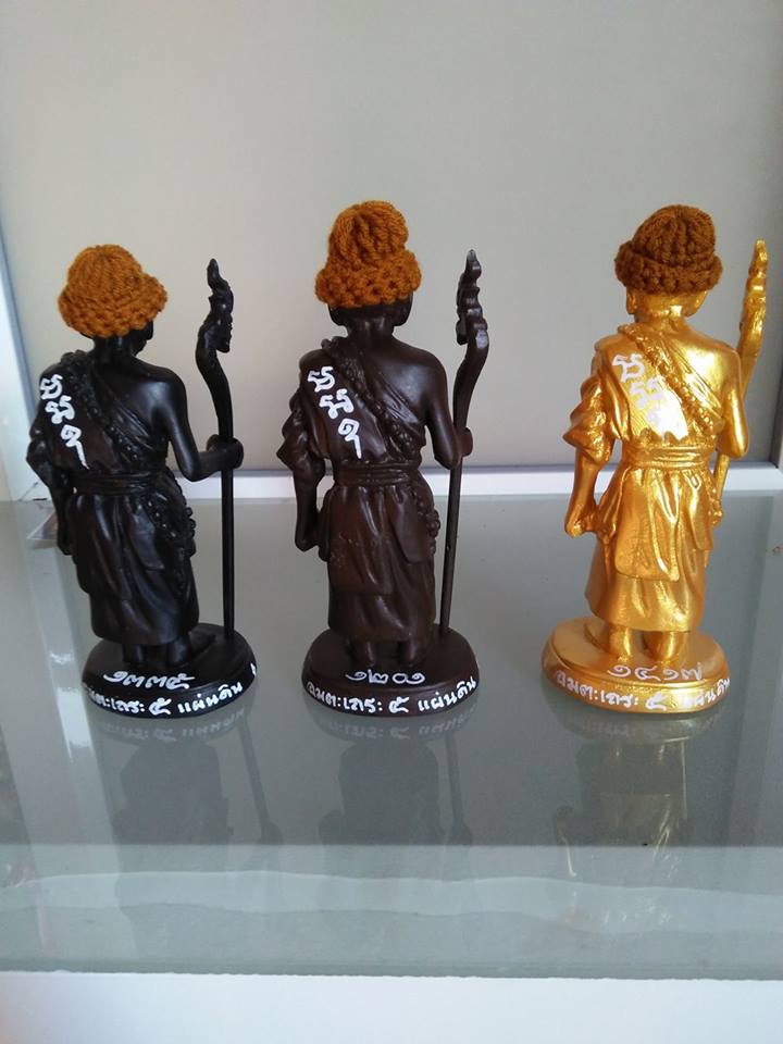 รูปหล่อ หลวงปู่หมุน วัดบ้านจาน (ขนาด6.5นิ้ว) เนื้อแร่เหล็กน้ำพี้ รุ่นปัญจะเศรษฐี ปี2560 #รับประกันแท้