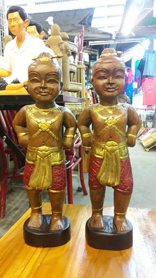 กุมารทอง แกะสลัก ไม้สักทอง (องค์เปล่ายังไม่ปลุกเสก)