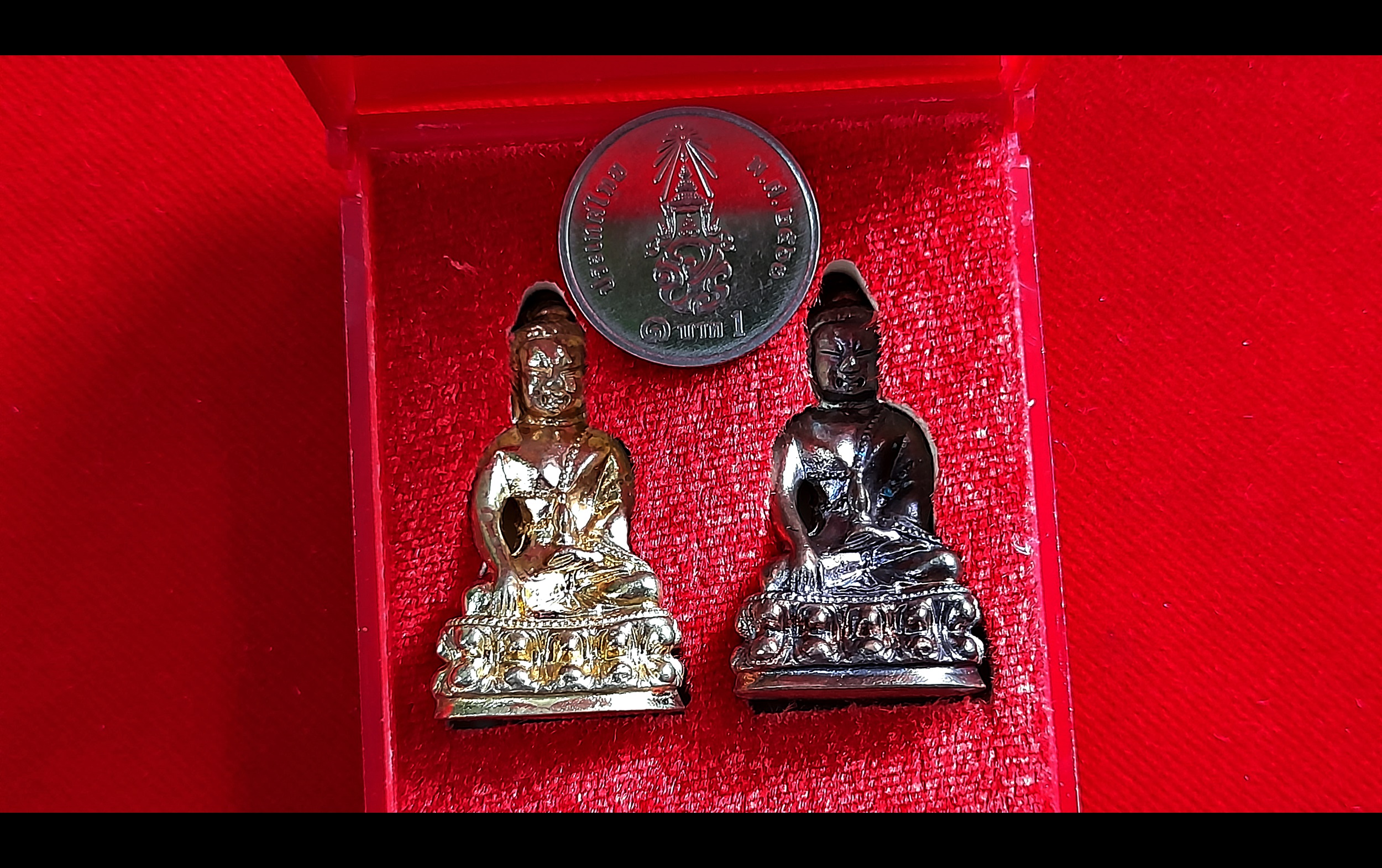 พระกริ่ง หลวงพ่อกวย ชุตินฺธโร (ฉายา "ชุ-ติน-ธะ-โร" ของ หลวงพ่อกวย แปลว่าผู้ทรงไว้ซึ่งความรุ่งเรือง ) รุ่นแรก เนื้อทองลำอู่+เนื้อชนวน (ชุดกรรมการ) ปี2565 #รับประกันแท้ - หลวงพ่อกวย วัดโฆสิตาราม