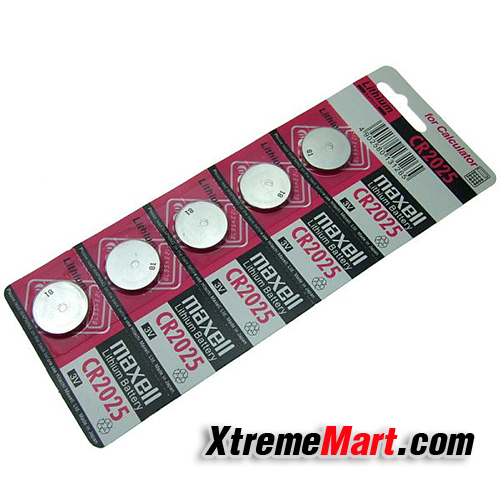 ถ่านกระดุม MAXELL CR2025 3V Lithium Battery ของแท้ (ก้อนละ)