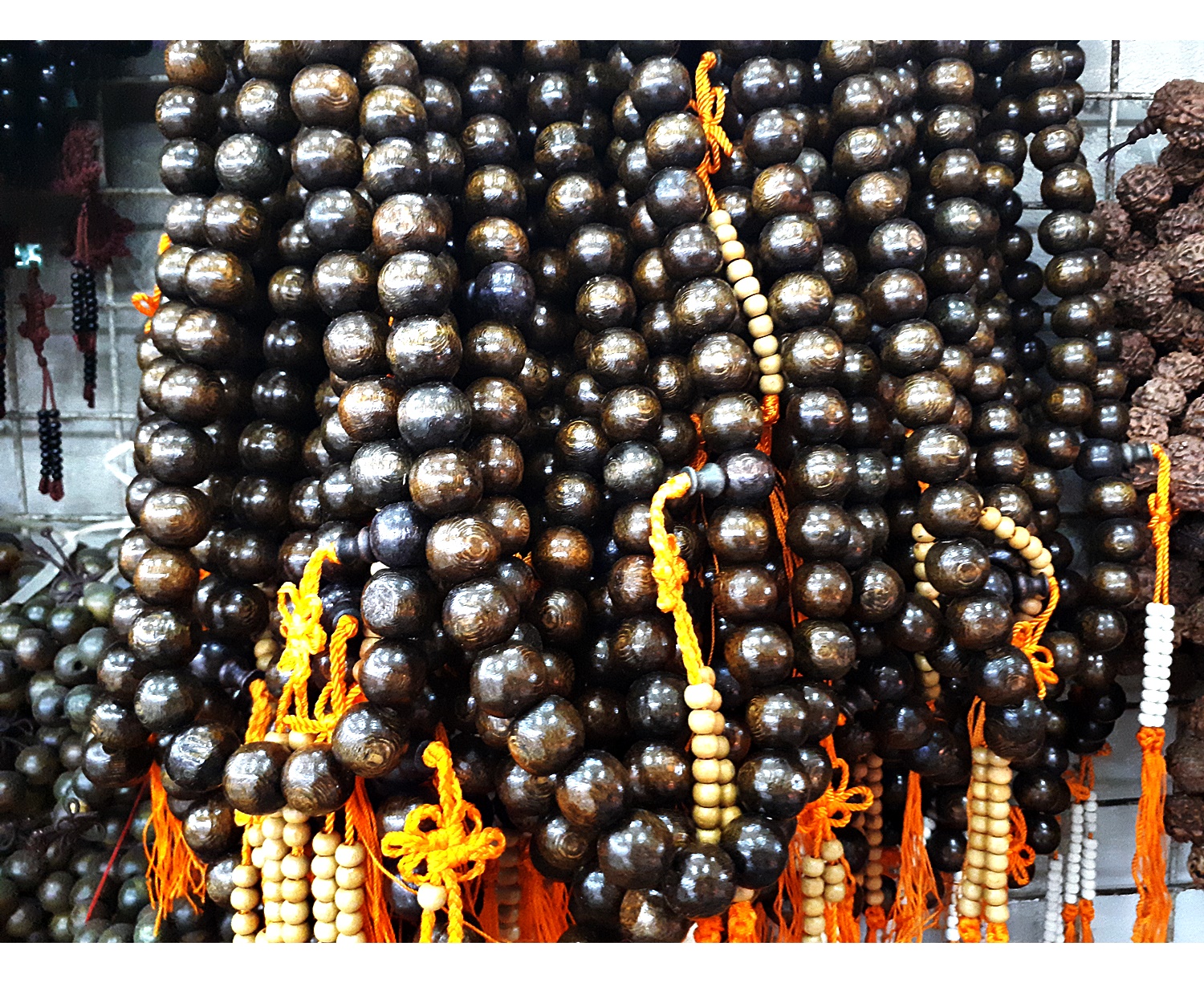 ประคำคอ ประคำไม้ สร้อยคอ (ขนาด11มิล) (ขายปลีก ขายส่ง)