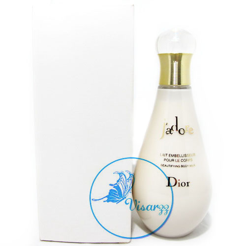 (Tester ตัวเต็ม กล่องขาว ลดพิเศษ 50%) Dior Jadore Beautifying Body Milk 200 mL โลชั่นน้ำนมทาตัว ให้กลิ่นหอมหวาน ติดทนนานตลอดวัน