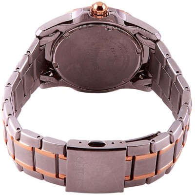 Seiko Chronograph White Dial Men's Watch - SNT029J1