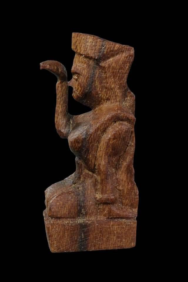 นางกวัก เนื้อไม้ตะเคียนแท้ วัดสพานสูง ปี2564