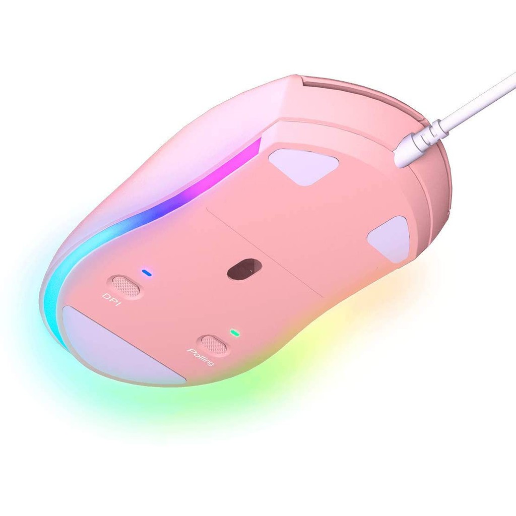 COUGAR Minos XT RGB Gaming Mouse w/ 4000 DPI (Pink) (CGR-Minos XT 2) #เม้าส์เกมมิ่ง
