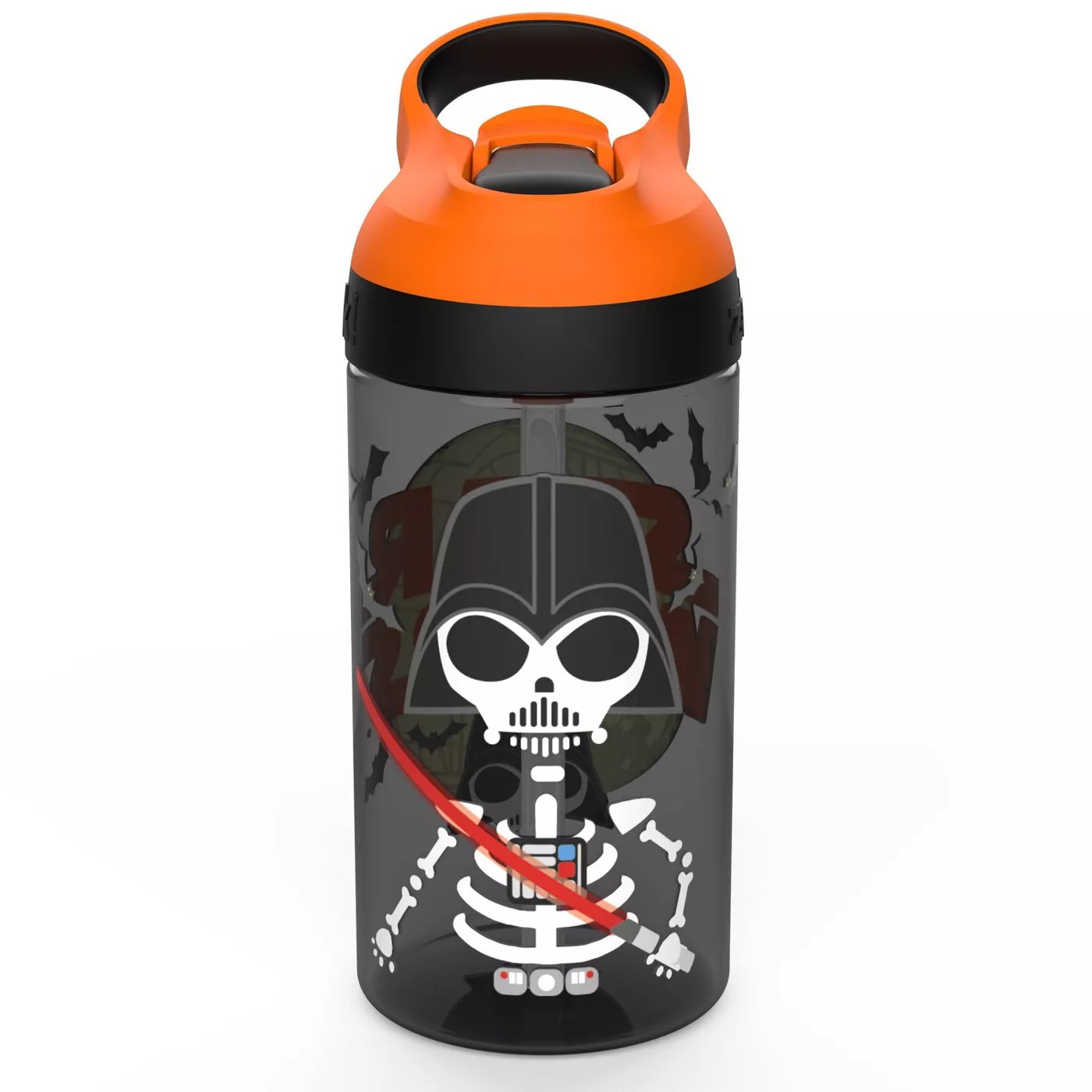 กระติกน้ำพร้อมหลอดดื่มสำหรับเด็ก Zak! Star Wars Darth Vader Skeleton 16 Oz. Halloween Water Bottle