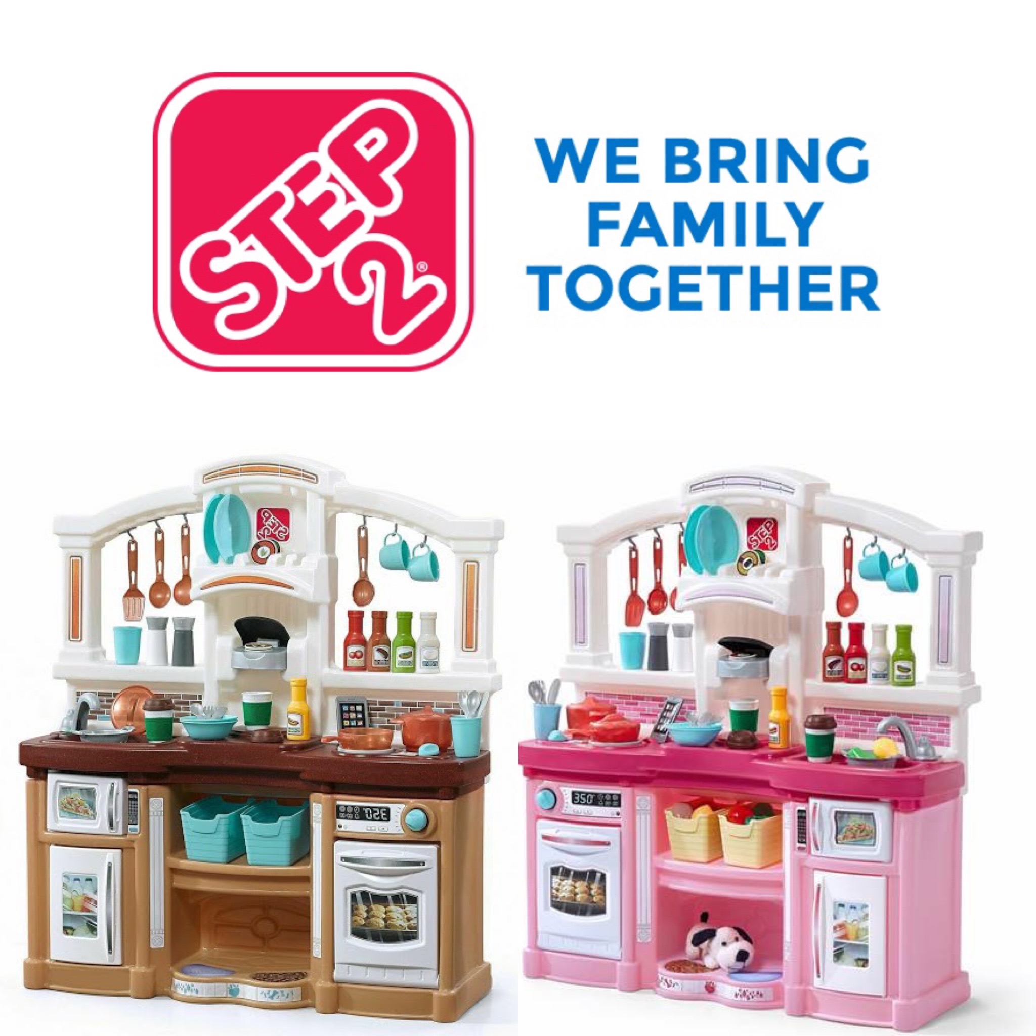 ชุดครัวจำลองสำหรับเด็ก Step2 Fun with Friends Kitchen (Tan)