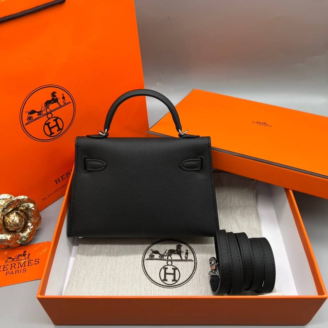 กระเป๋า hm kelly mini leather 19 cm มินิ