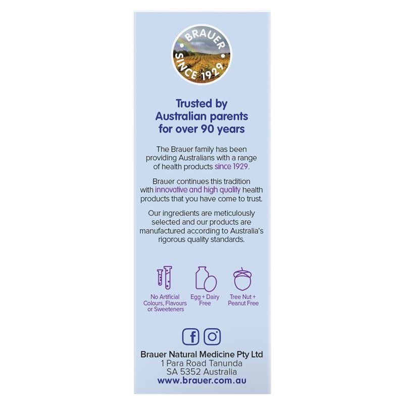 โพรไบโอติกสำหรับทารกและเด็กเล็ก BRAUER Baby & Child Immune Defence Probiotic Liquid