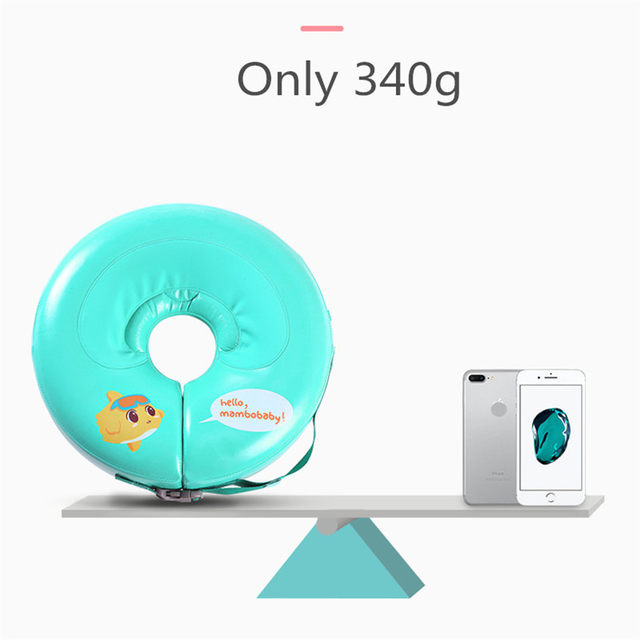 ห่วงยางสวมคอสำหรับทารกและเด็กเล็ก Mambo Baby Safety Swimming Neck Ring (Blue)