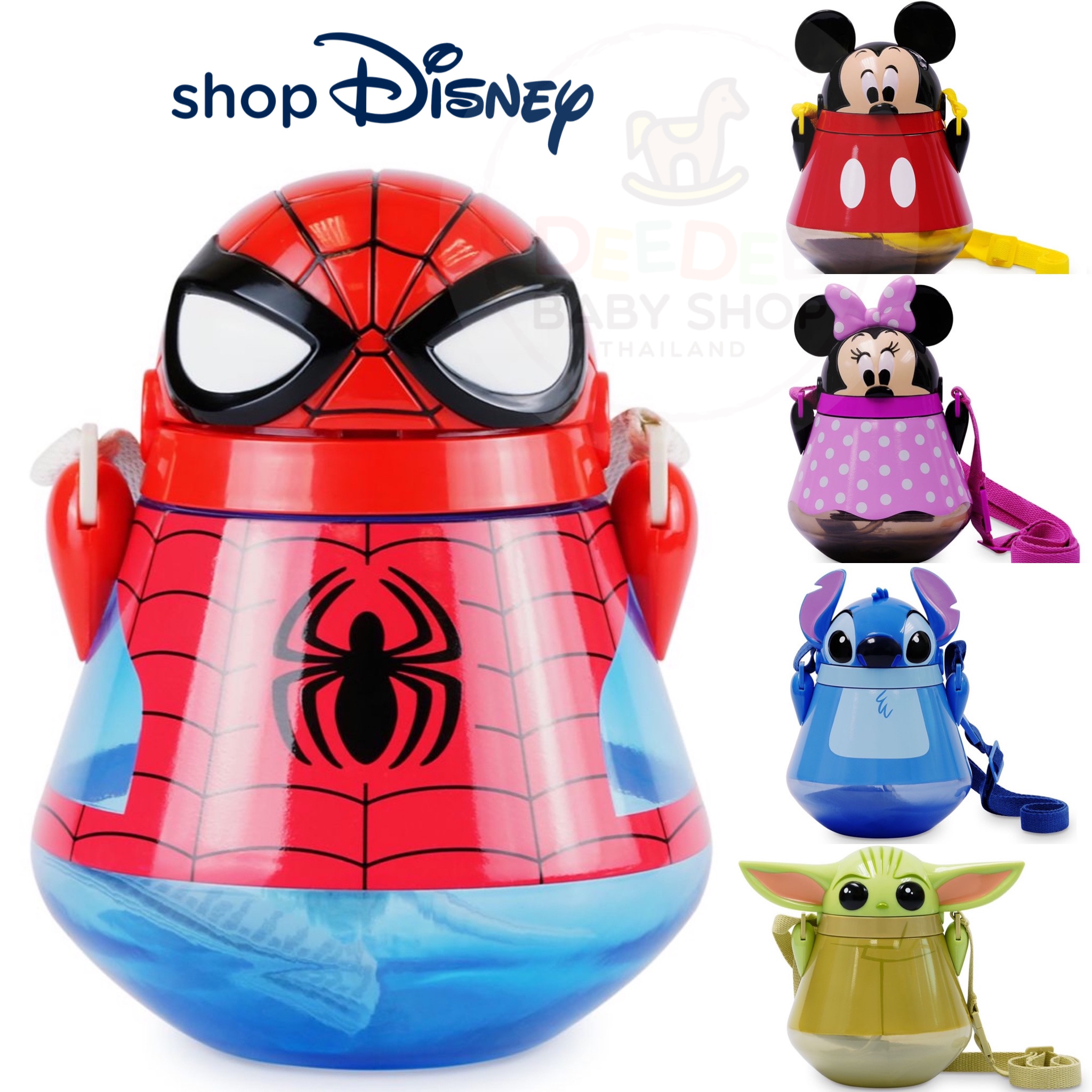 กระติกน้ำพร้อมสายสะพายสำหรับเด็ก Disney Spider-Man Flip-Top Canteen (2021)