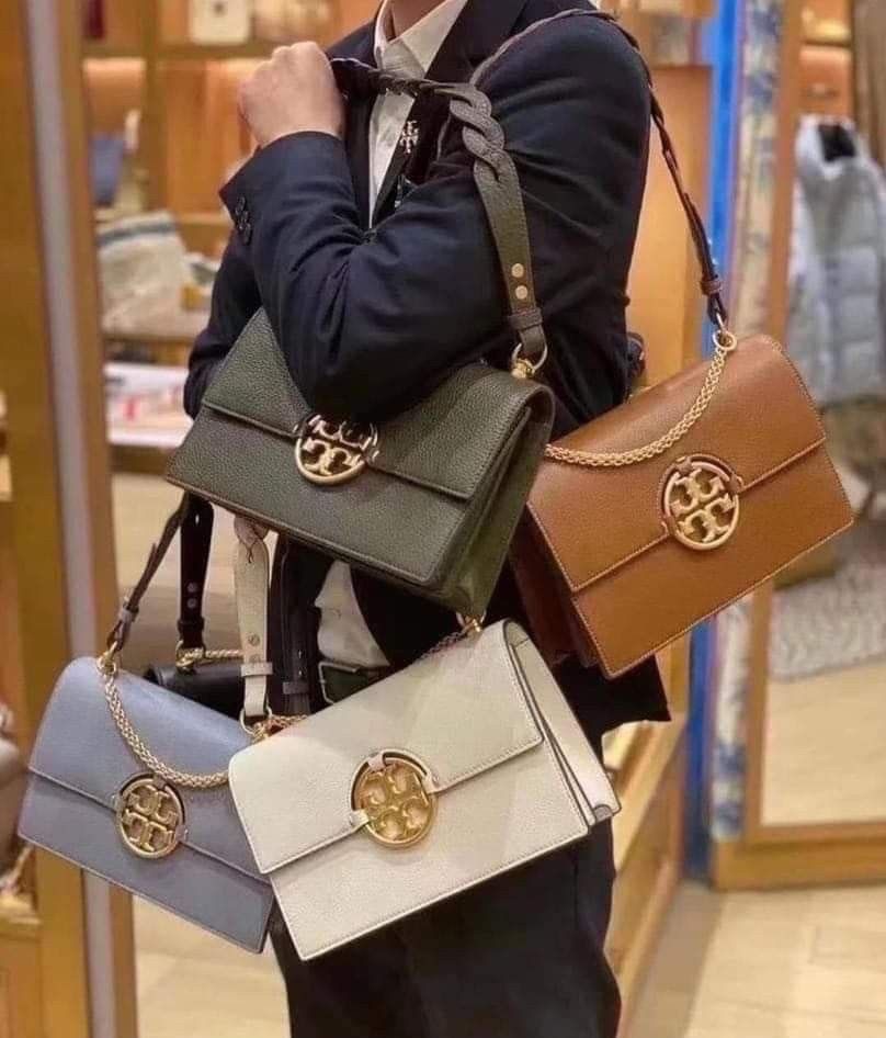 TORY BURCH MILLER SHOULDER BAG (10005634) (แอดไลน์ก่อนสั่งซื้อ)