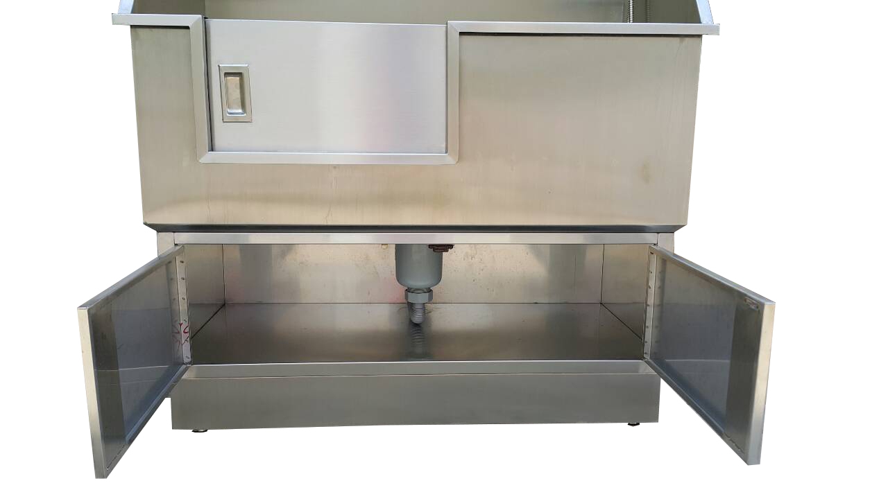 อ่างสแตนเลสพร้อมตู้ล่างเก็บของ Deluxe 2-drawers