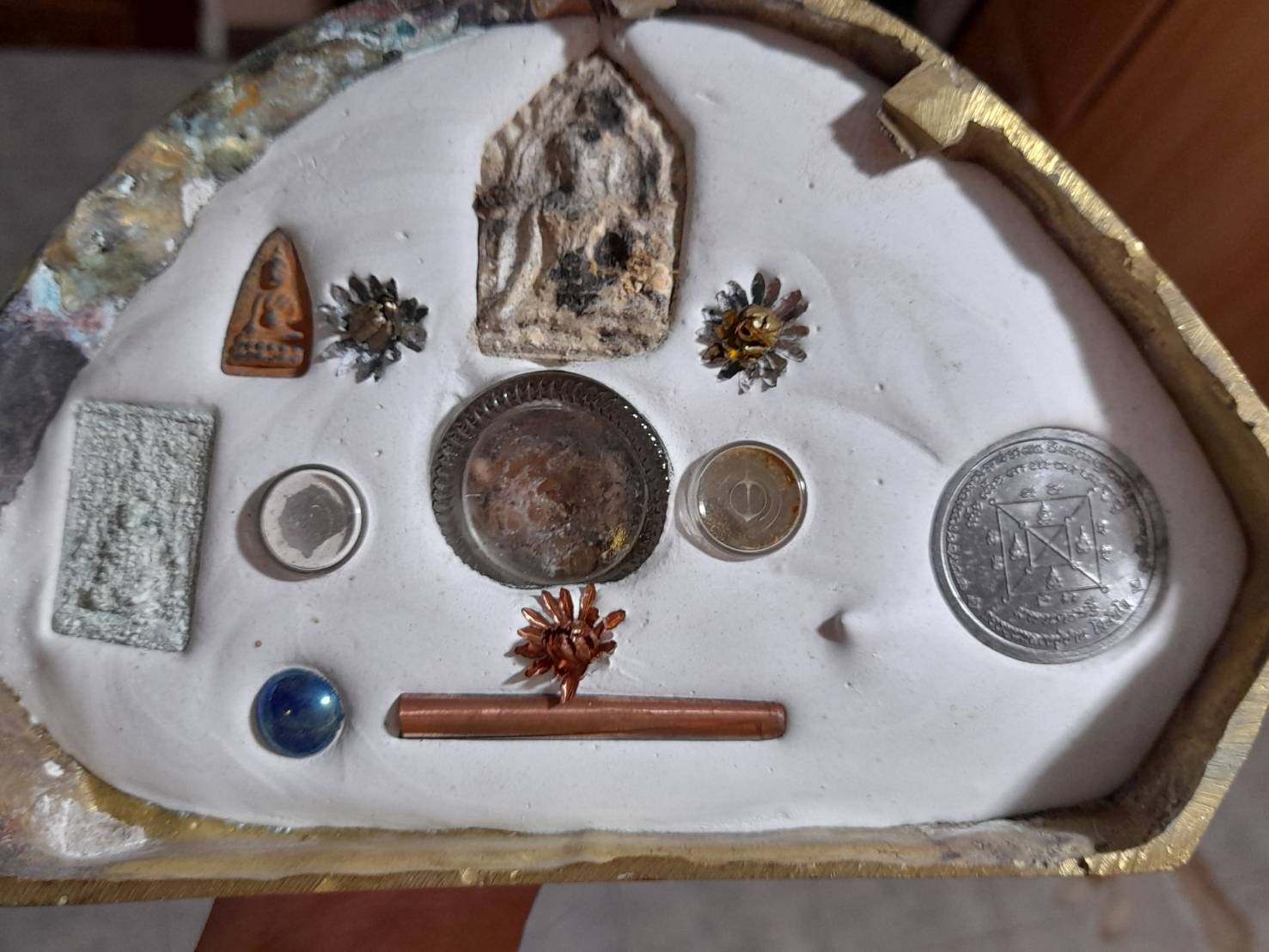 รูปหล่อ หลวงพ่อพระพุทธโธคลัง (หน้าตัก7นิ้ว) เนื้อทองเหลือง ปี2561 #รับประกันแท้ - (หลวงพ่อเล็ก วัดท่าขนุน ร่วมปลุกเสก)