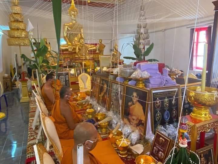 ธงรวมยันต์ หลวงพ่อกวย วัดโฆสิตาราม(วัดบ้านแค) จ.ชัยนาท ปี2563