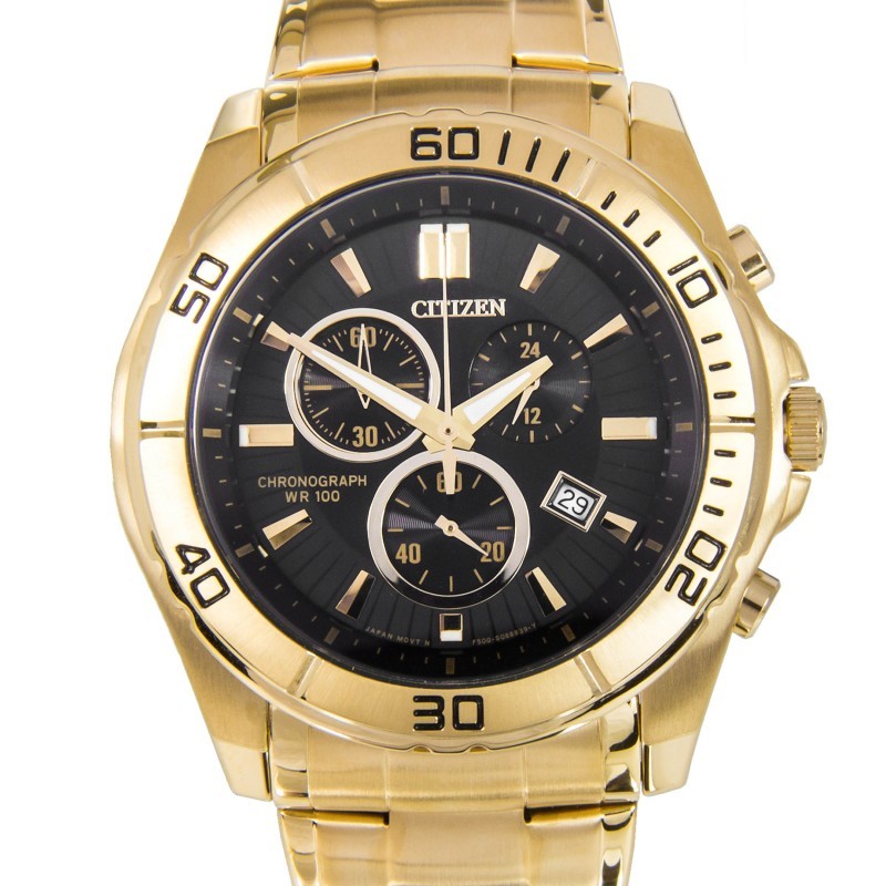 Citizen Men's Chronograph AN7102-54E Gold Stainless-Steel Quartz Watch
