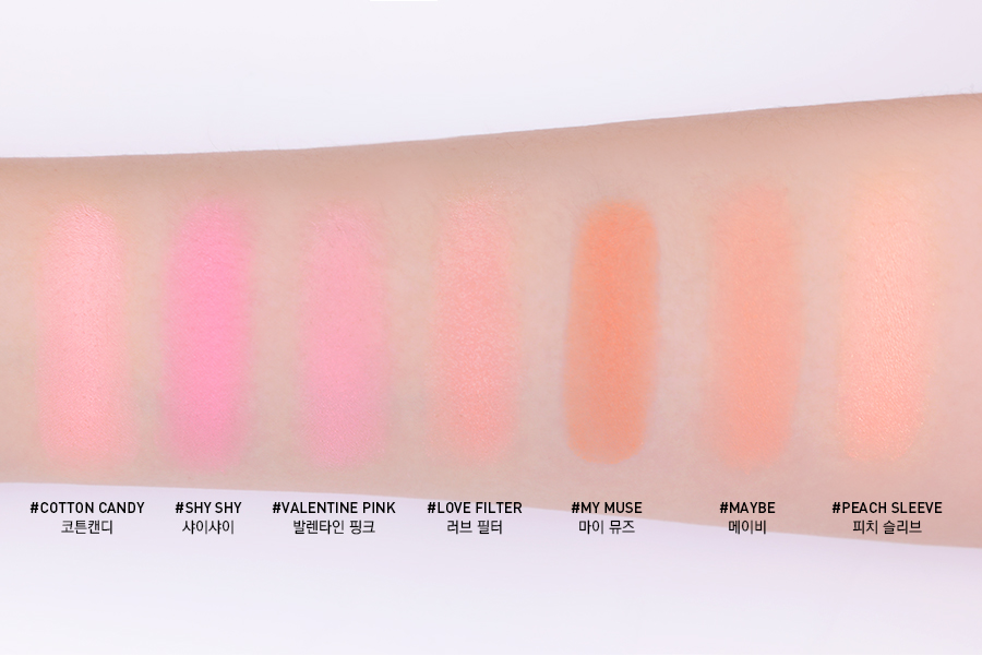 (Clearance Exp09/20) 3CE Face Blush #Maybe บลัชอนนเนื้อฝุ่นสีสดใส เนื้อละเอียด ปัดแล้วสีฟุ้งสวย ติดทน