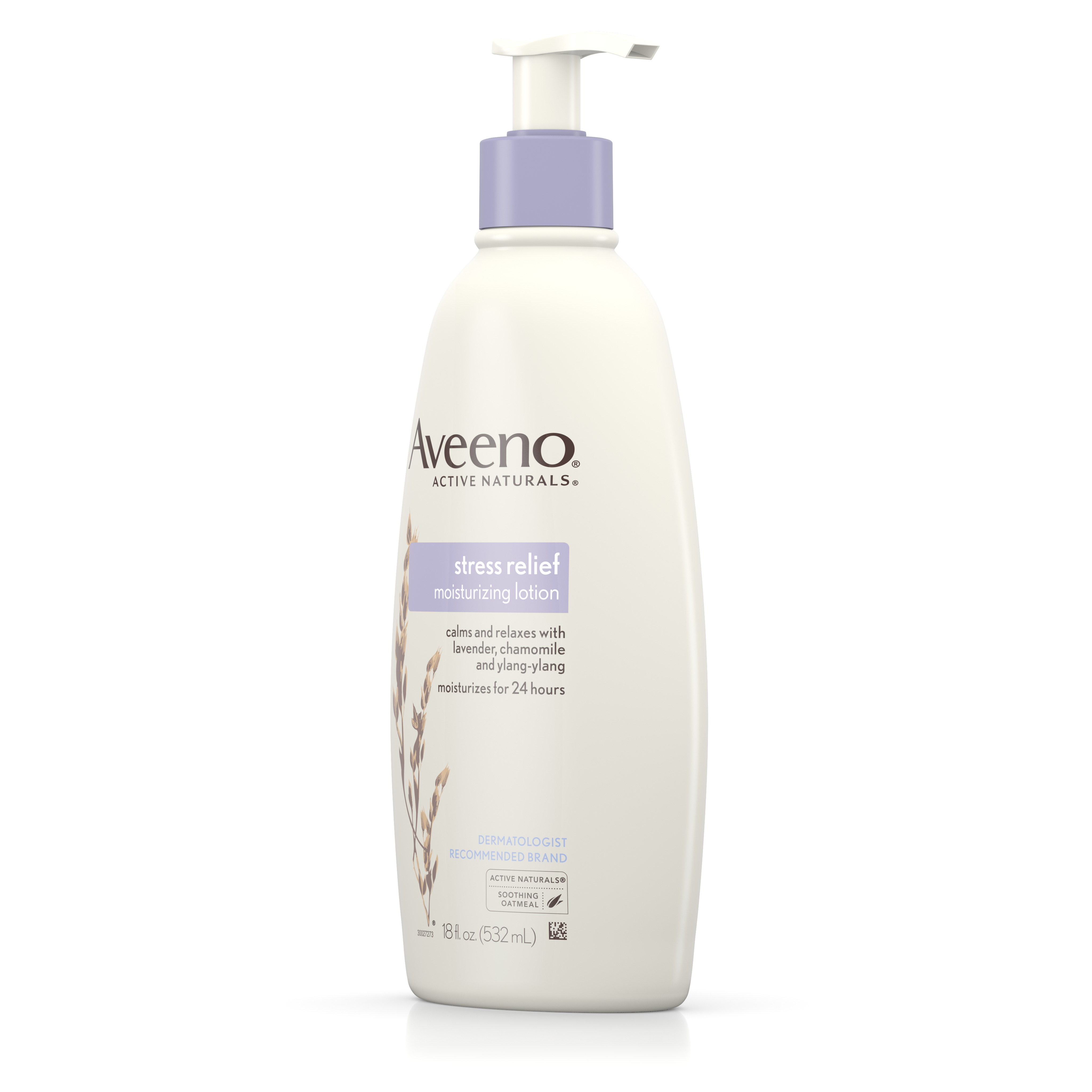 โลชั่นบำรุงผิวพร้อมผ่อนคลายความตึงเครียด Aveeno Stress Relief Moisturizing Lotion