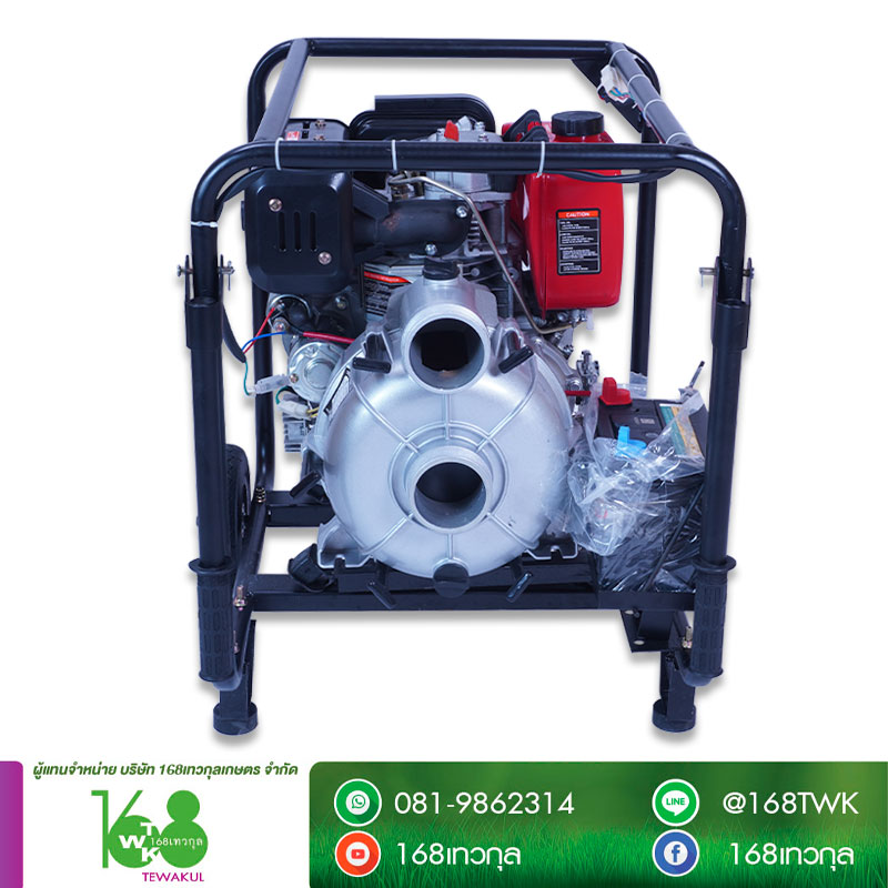 เครื่องดูดโคลนดีเซลโฟร์ปั๊ม 10 แรง รุ่น WP305B(E)