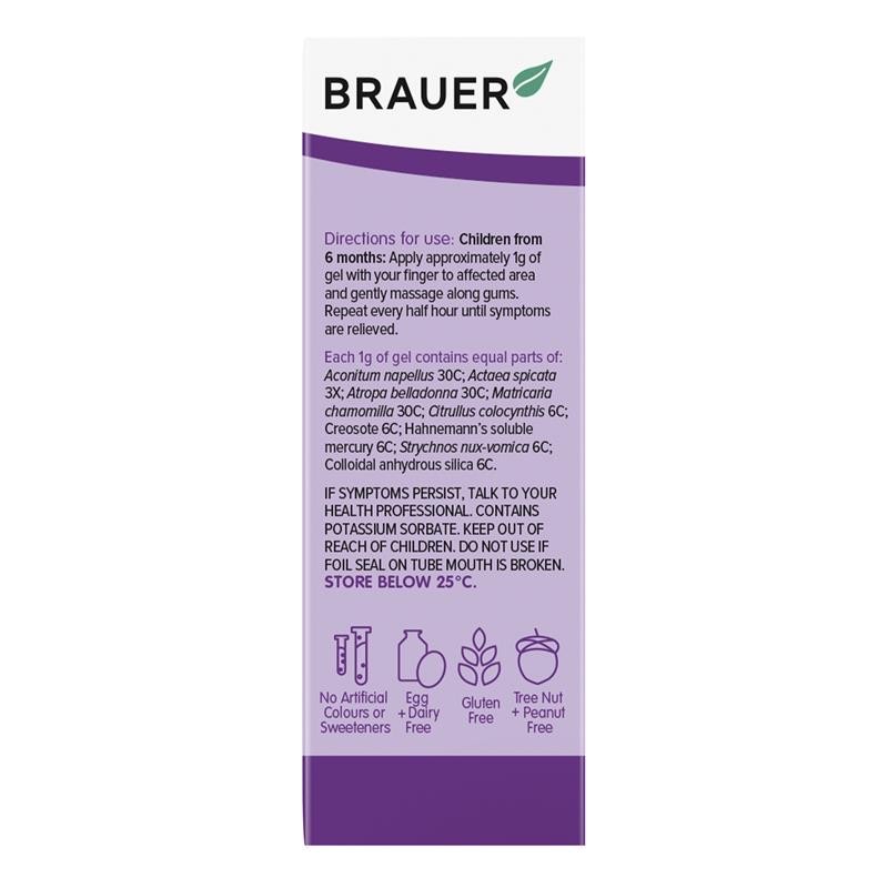 เจลบรรเทาอาการเจ็บปวดขณะฟันขึ้น BRAUER Baby & Child Teething Gel