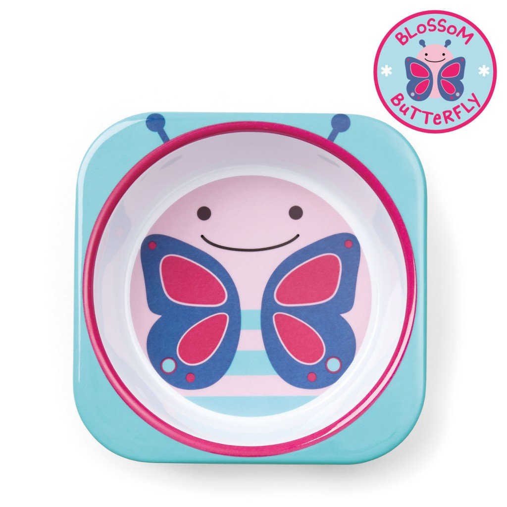 ชามอาหารสำหรับเด็ก Skip Hop รุ่น Zoo Bowls (Butterfly)