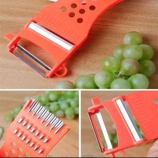 มีดปอกผักผลไม้ ที่ขูดมะละกอ มีดปอกอเนกประสงค์5in1