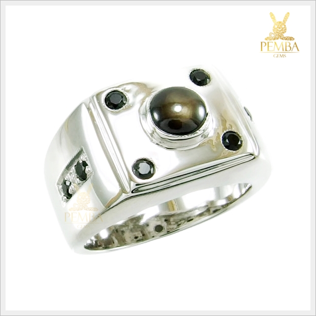 แหวน BlackStar Sapphire เท่อย่างมีสไตล์ ใส่ได้ทุกๆ วัน แหวนพลอยแท้