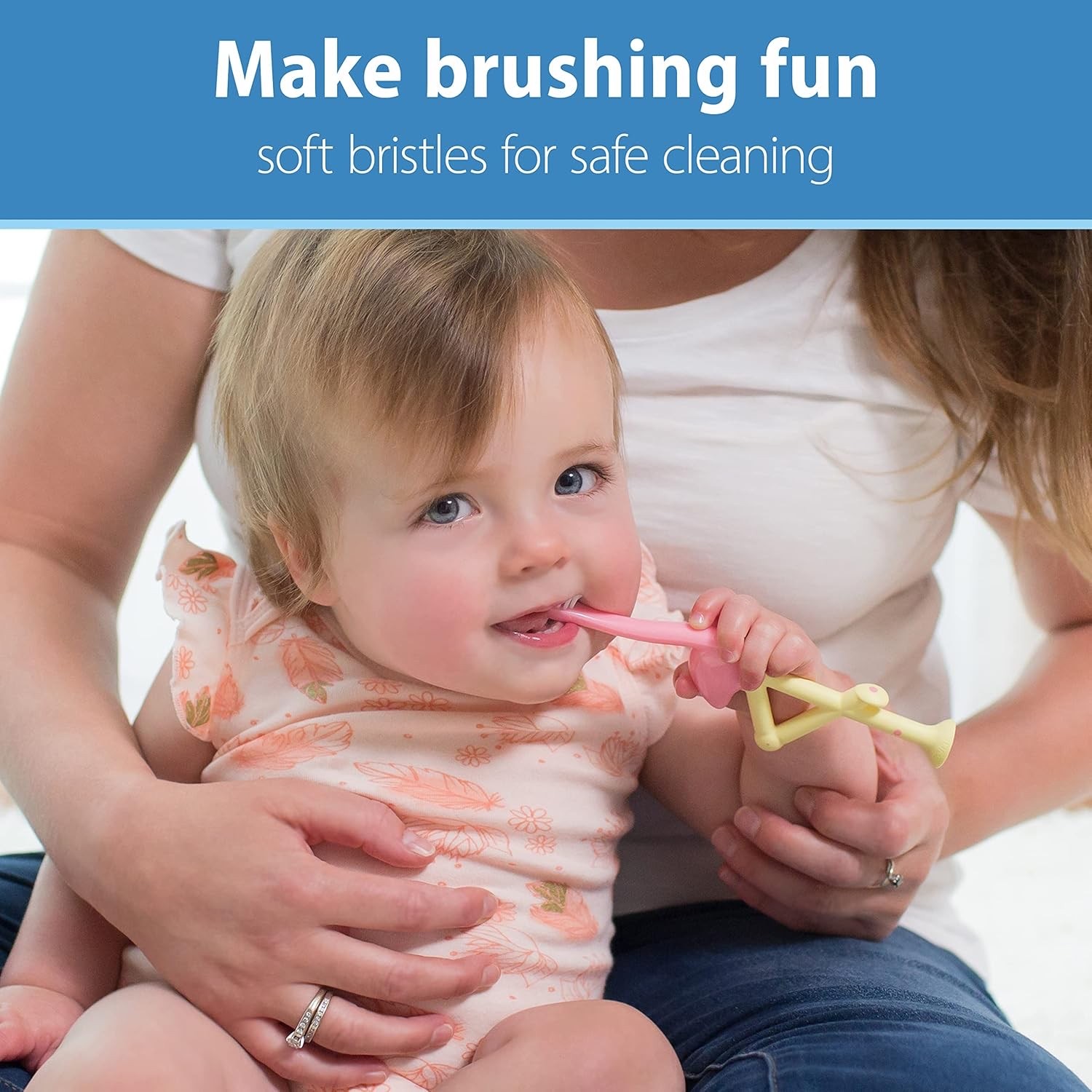 แปรงสีฟันสำหรับเด็กวัยเตาะแตะ Dr Brown's Flamingo Toddler Tootbrush