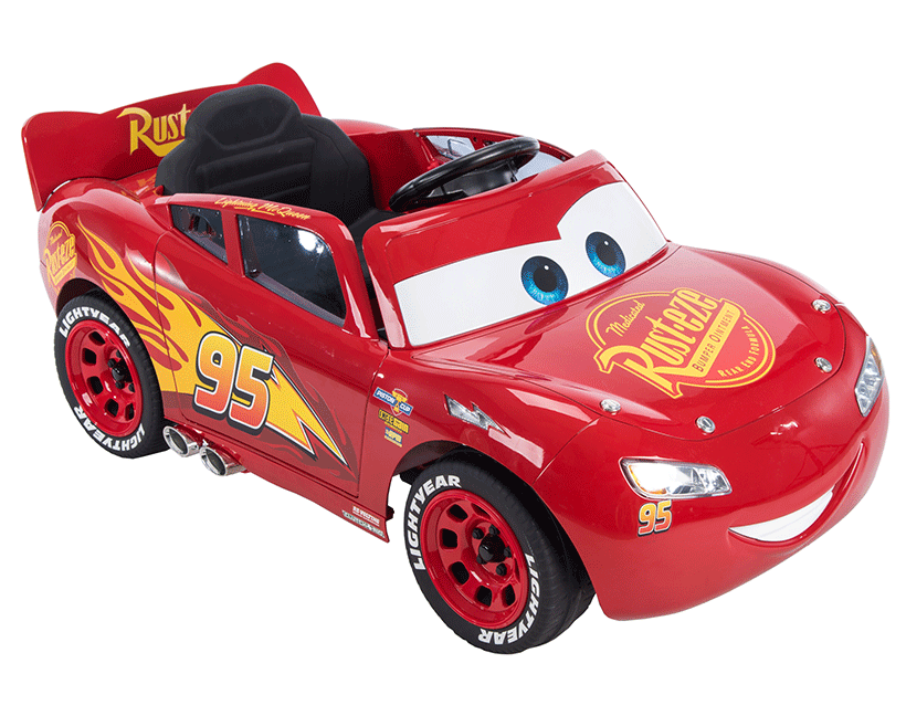 รถแบตเตอรี่สุดเท่ห์สำหรับเด็ก Huffy Disney Cars 3 Lightning McQueen 6V Battery-Powered Ride-On