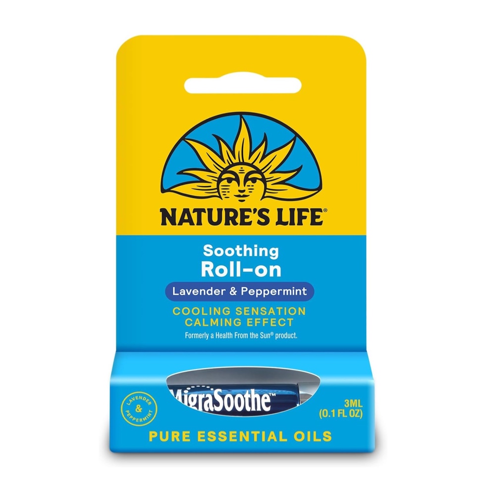 โรลออนบรรเทาอาการปวดศีรษะ Nature's Life THE SUN MigraSoothe Roll-On