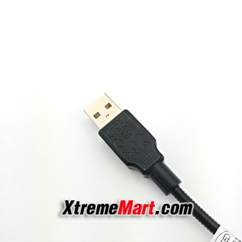 โคมไฟ USB แสงเหลือง สำหรับอ่านหนังสือ/Notebook พกพาง่าย ปรับ/ดัด/งอได้ตามต้องการ (สีดำ)