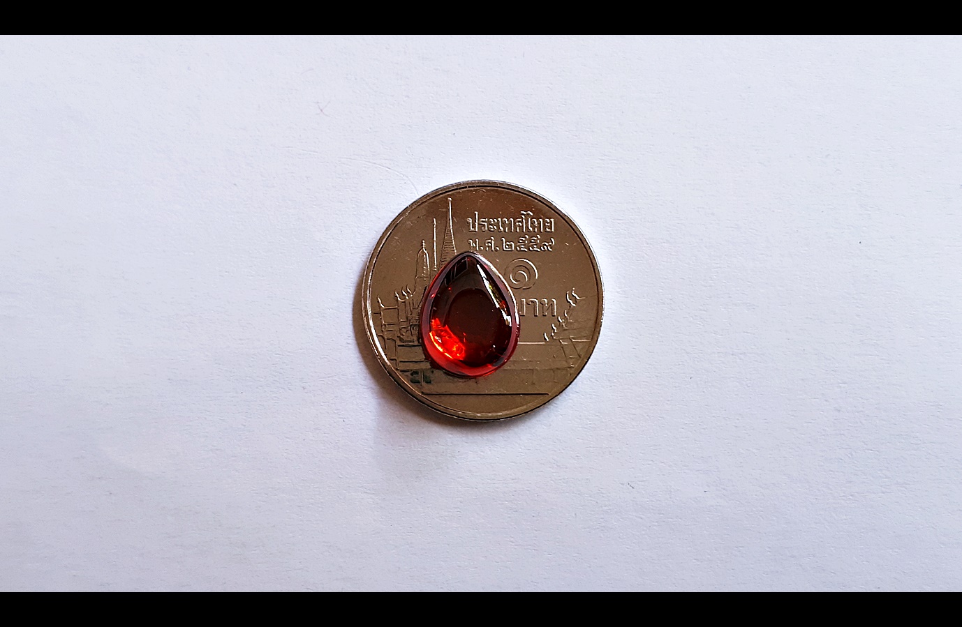 เม็ดแก้ว ทรงหยดน้ำ อุณาโลม ขนาดเล็ก