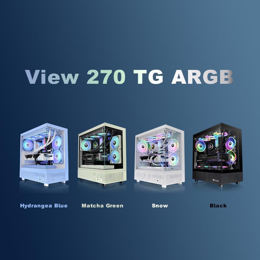 CASE Thermaltake View 270 TG ARGB | Mid Tower Chassis | Snow White