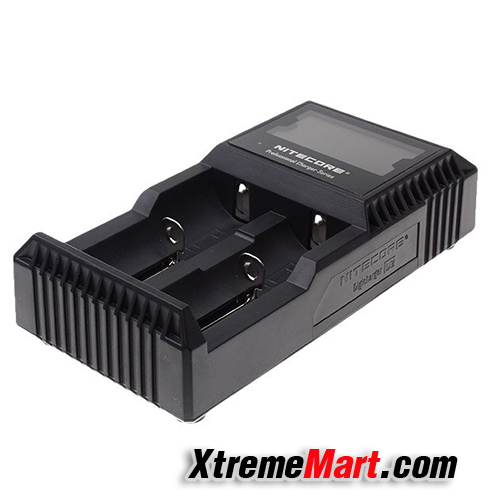 เครื่องชาร์จดิจิตอล NITECORE D2 2-Slot Digital Battery Charger w/ LCD Display Screen