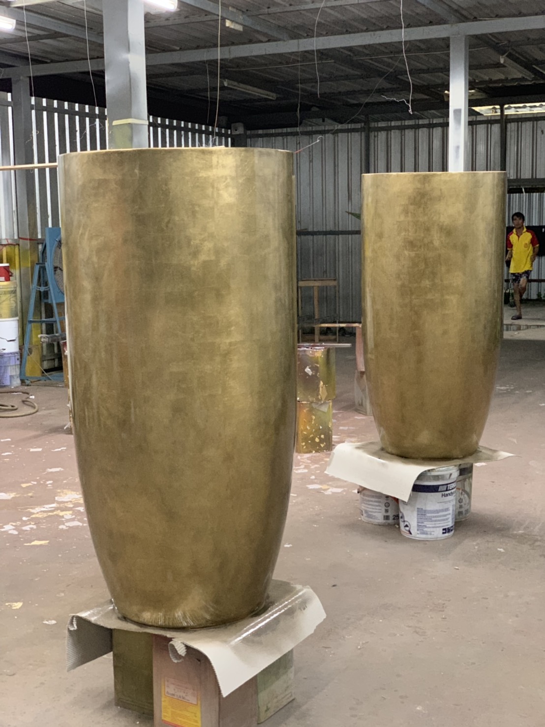 กระถางต้นไม้ไฟเบอร์กลาส Icon siam A กระถางไอคอนสยาม