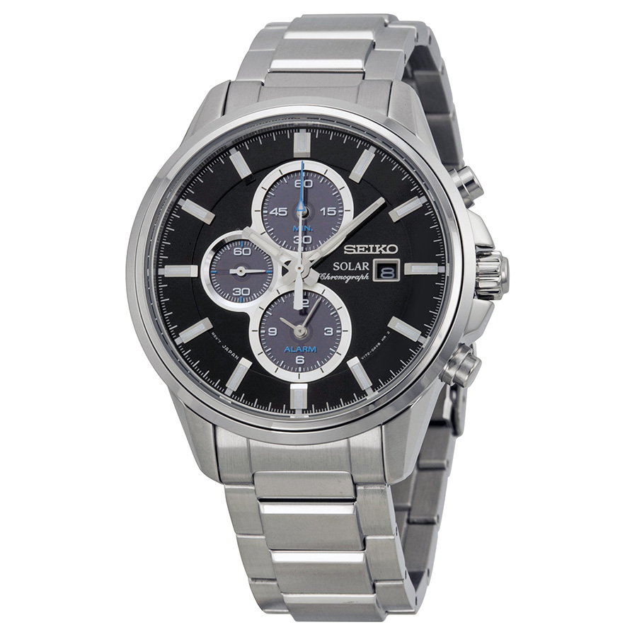 Seiko Men's SSC267P1 Solar-Power Stainless Steel Bracelet Watch